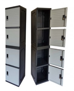4 door Plastic Lockers