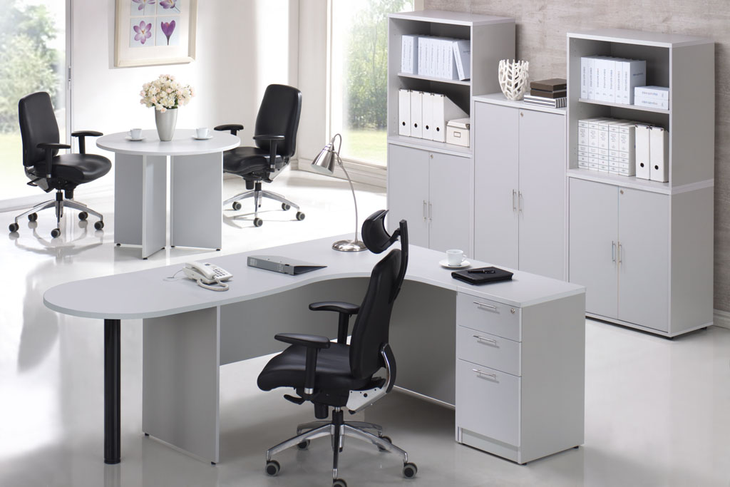 BE Series Office Table - Grey
