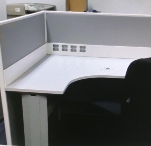 Full Height Partition with Trunking