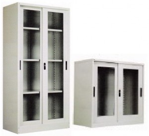 Metal Glass Sliding Door Cupboards